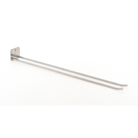 Glass rack 40 cm wall chrome