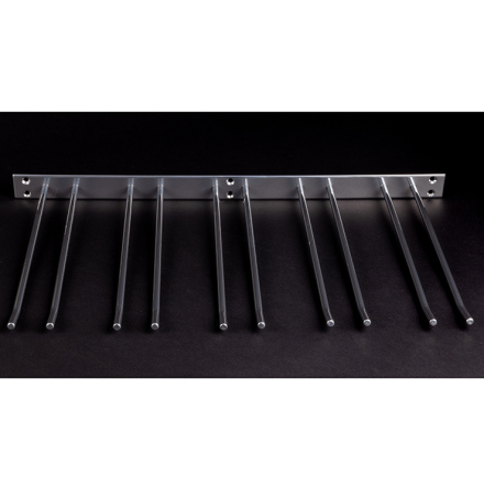 Glass rack Wall 30 cm &quot;Chrome&quot;
